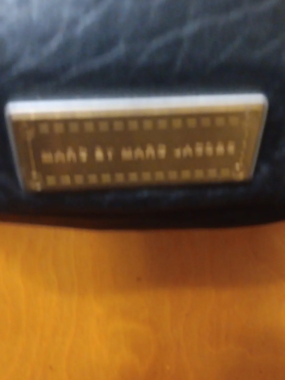 Marc by Marc Jacobs Black Women's Shoulder/Crossbody Bag with Metal Logo Plate